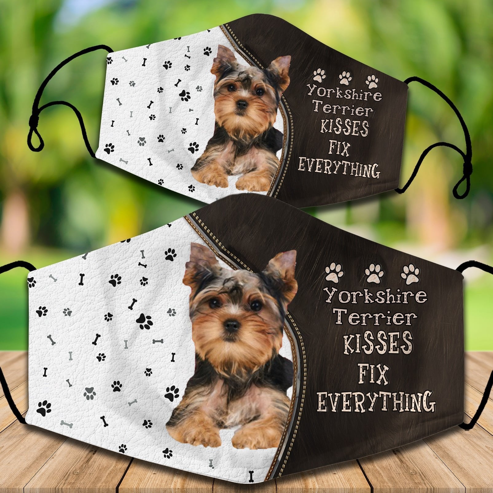 Yorkshire-Terrier Kisses Fix Everything Veil