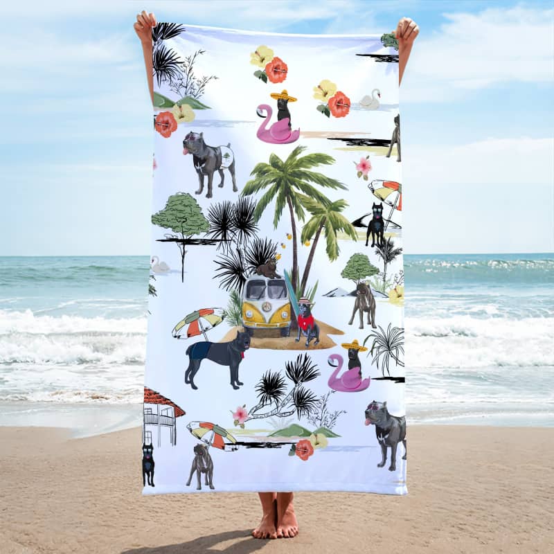 CANE CORSO Summer Beach Towel