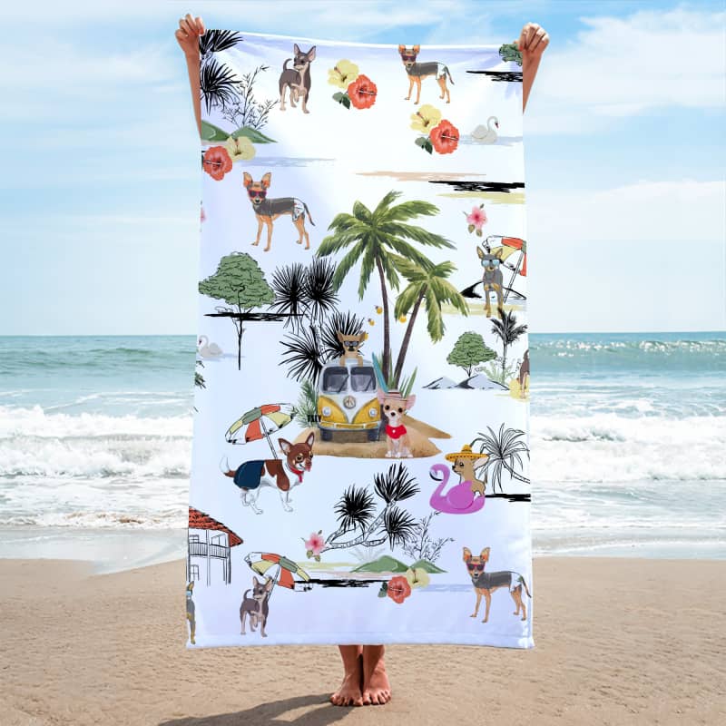 CHIHUAHUA Summer Beach Towel