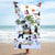 GIANT SCHNAUZER Summer Beach Towel