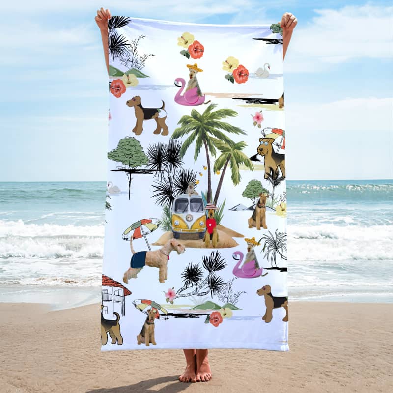 LAKELAND TERRIER Summer Beach Towel