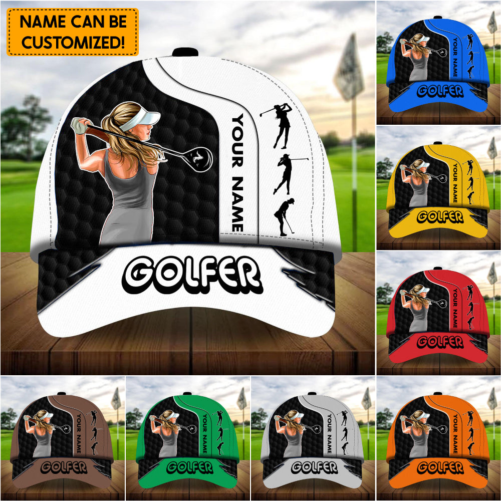 Personalized Multicolored Golf  Women Hats For Golf Lovers