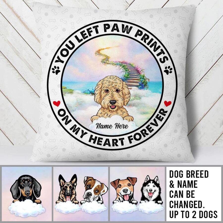 Pet Memorial Personalized 18-inch Velvet Photo Pillow