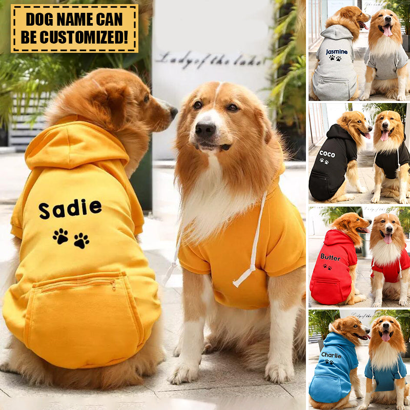 Personalized Pet Embroidery Name Hoodie
