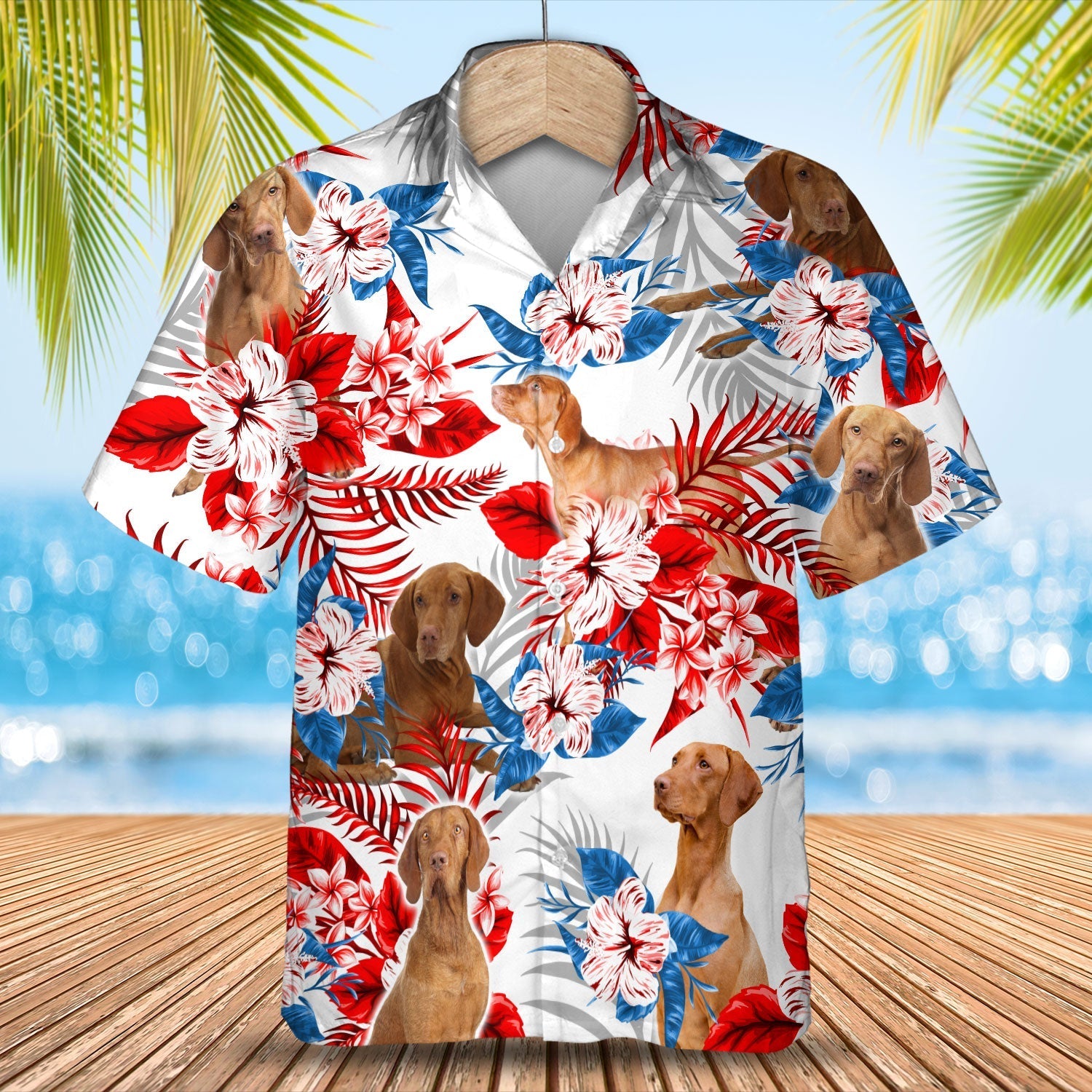 Vizsla Hawaiian Shirt