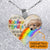 Personalized Rainbow Memorial Necklace