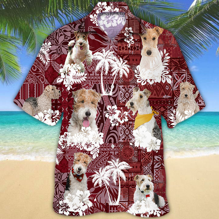 Wire Fox Terrier Hawaiian Shirt 2