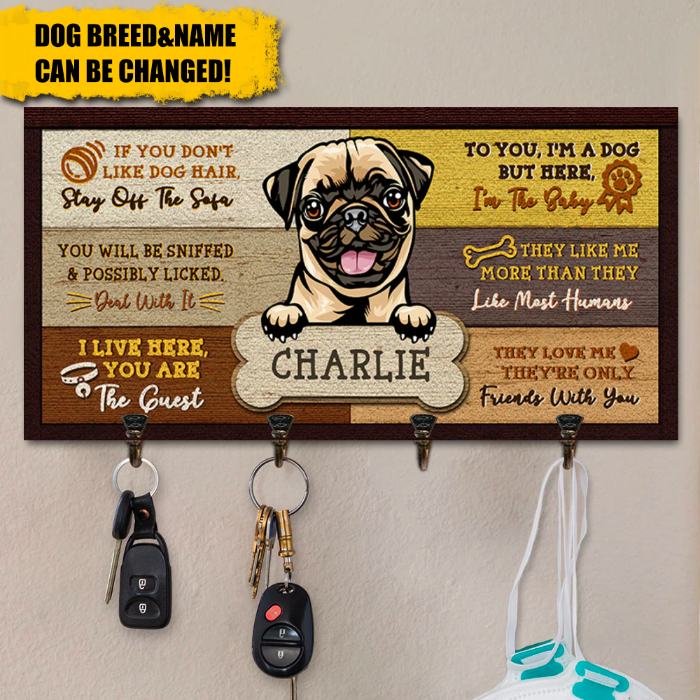 Personalized Key Hanger For Dog Lovers