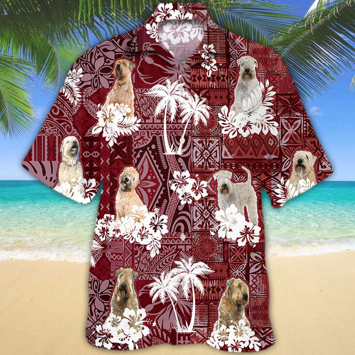 Soft Coated Wheaten Terrier Hawaiian Shirt 2