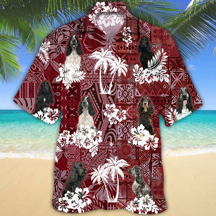 English Cocker Spaniel Hawaiian Shirt 2