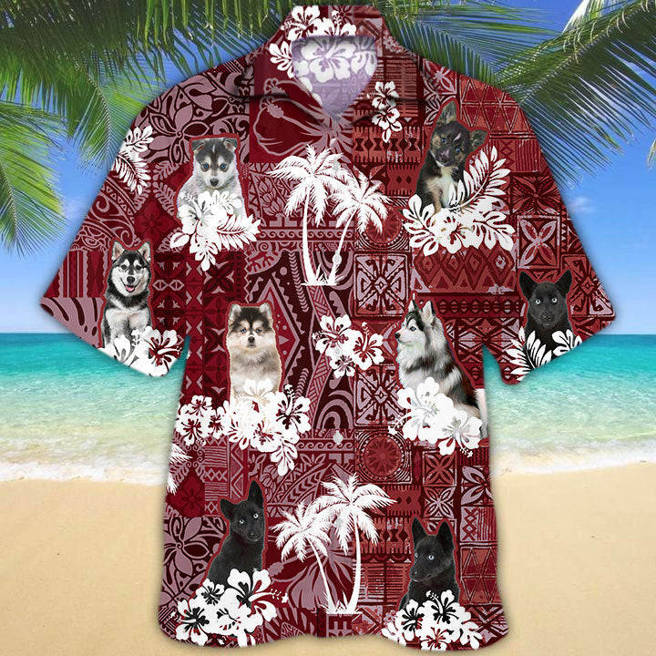 Pomsky Hawaiian Shirt 2