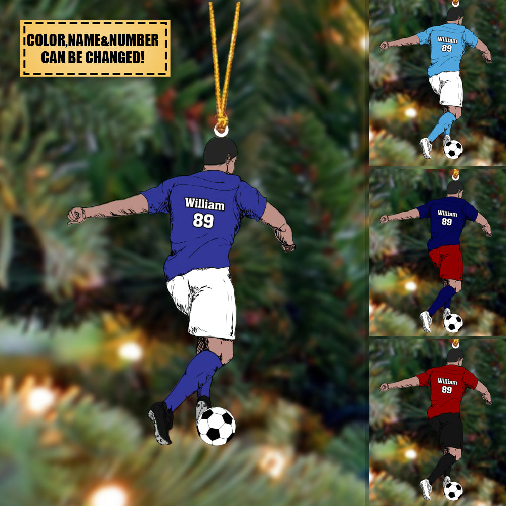 Personalized Soccer Player Shaped - Great Gift Idea For Soccer Lovers