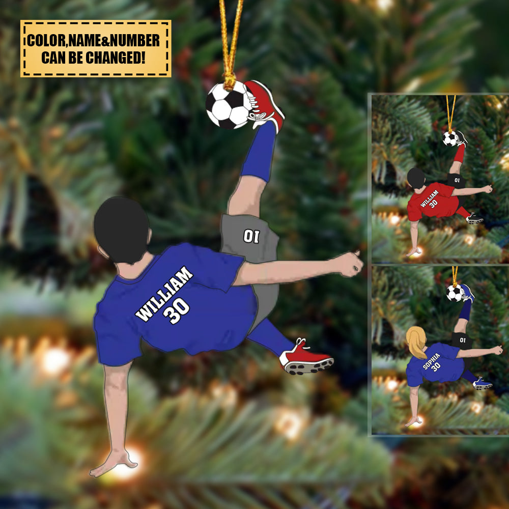 Personalized Soccer Lovers Shape - Great Gift Idea For Soccer Lovers