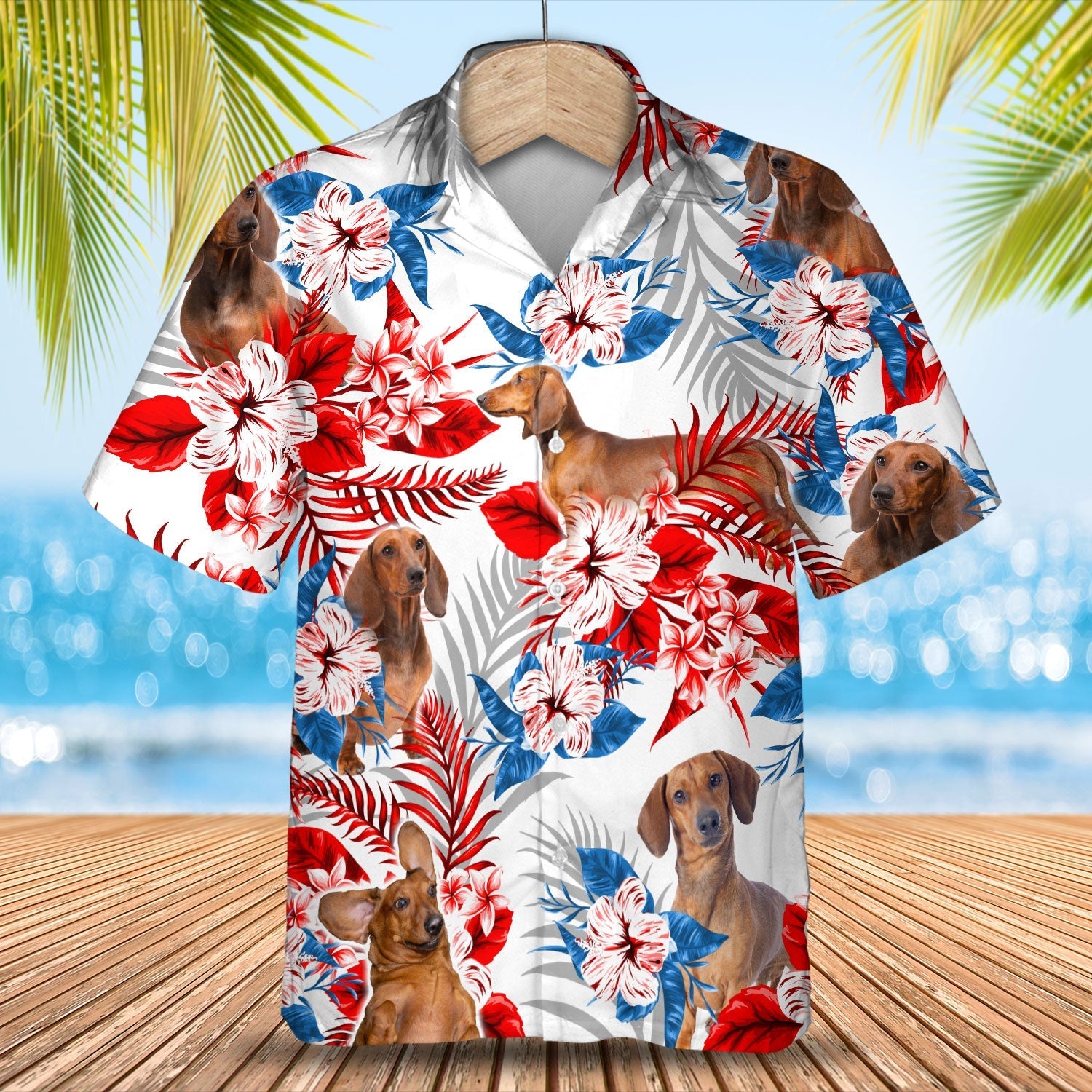 Dachshund Hawaiian Shirt 2