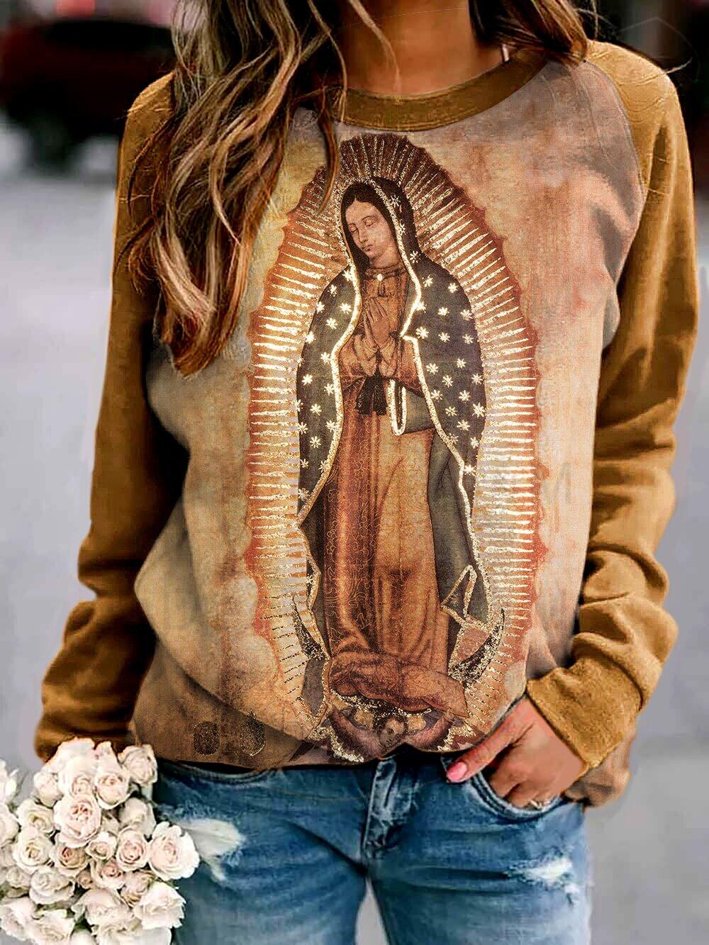 Women's Original of Our Lady of Guadalupe Virgin Mary Sweatshirt