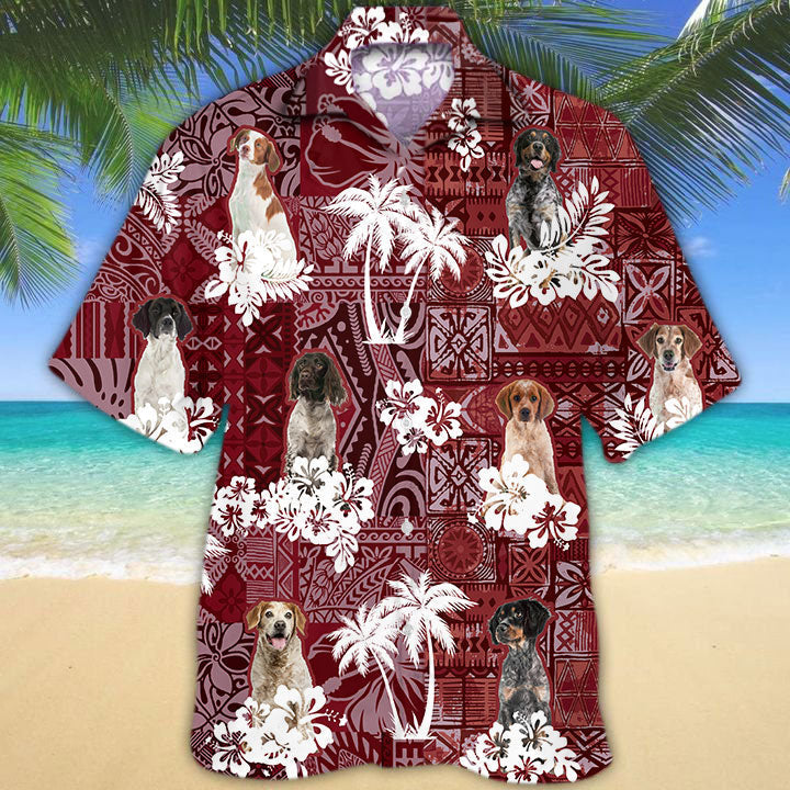 Brittany Spaniel Hawaiian Shirt 2