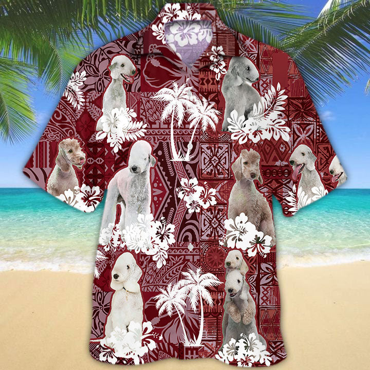 Bedlington Terrier Hawaiian Shirt 2