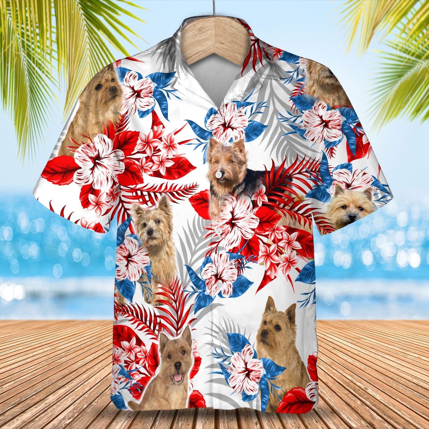 Norwich Terrier Hawaiian Shirt
