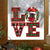 Love Akita Christmas Sticker