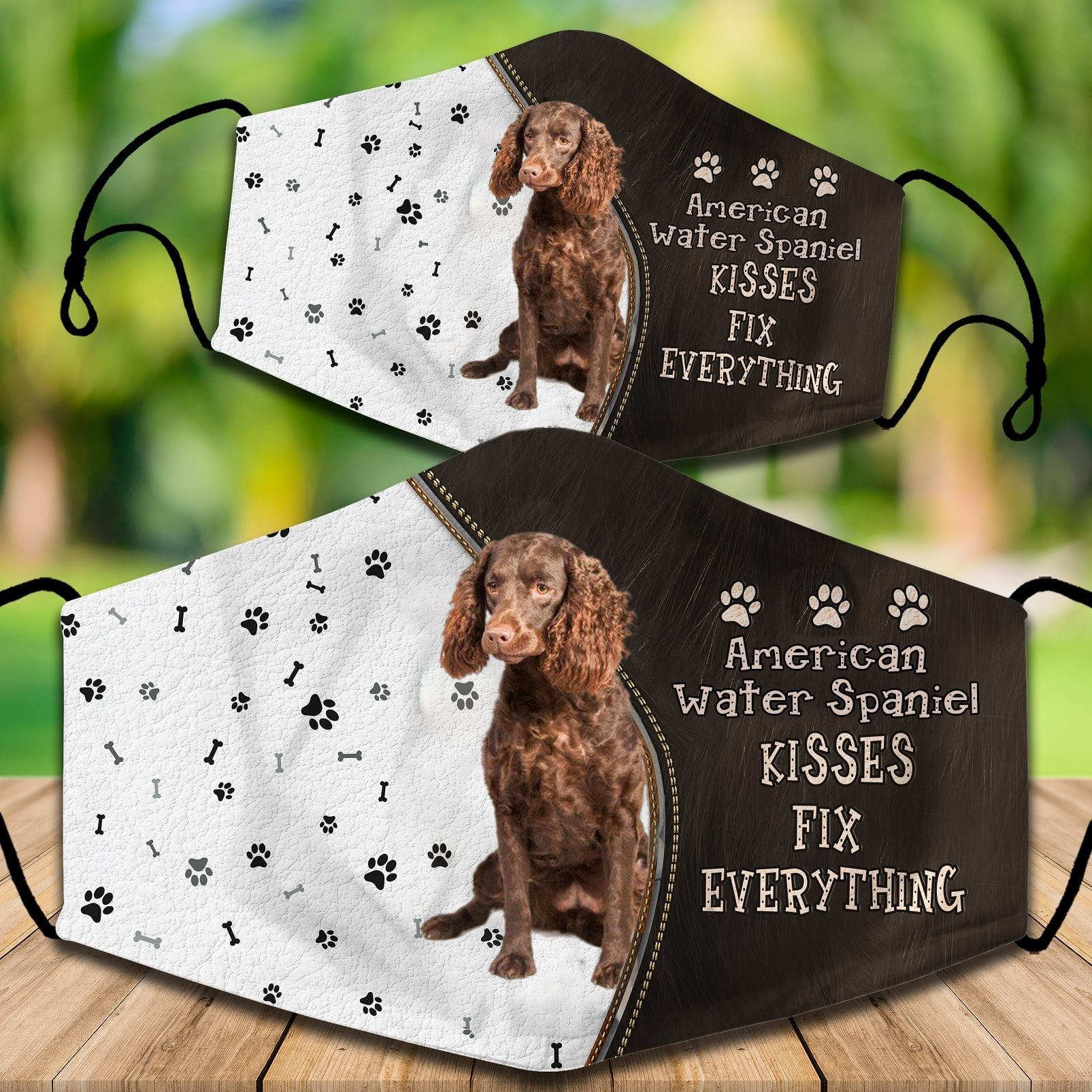 American Water Spaniel Kisses Fix Everything Veil