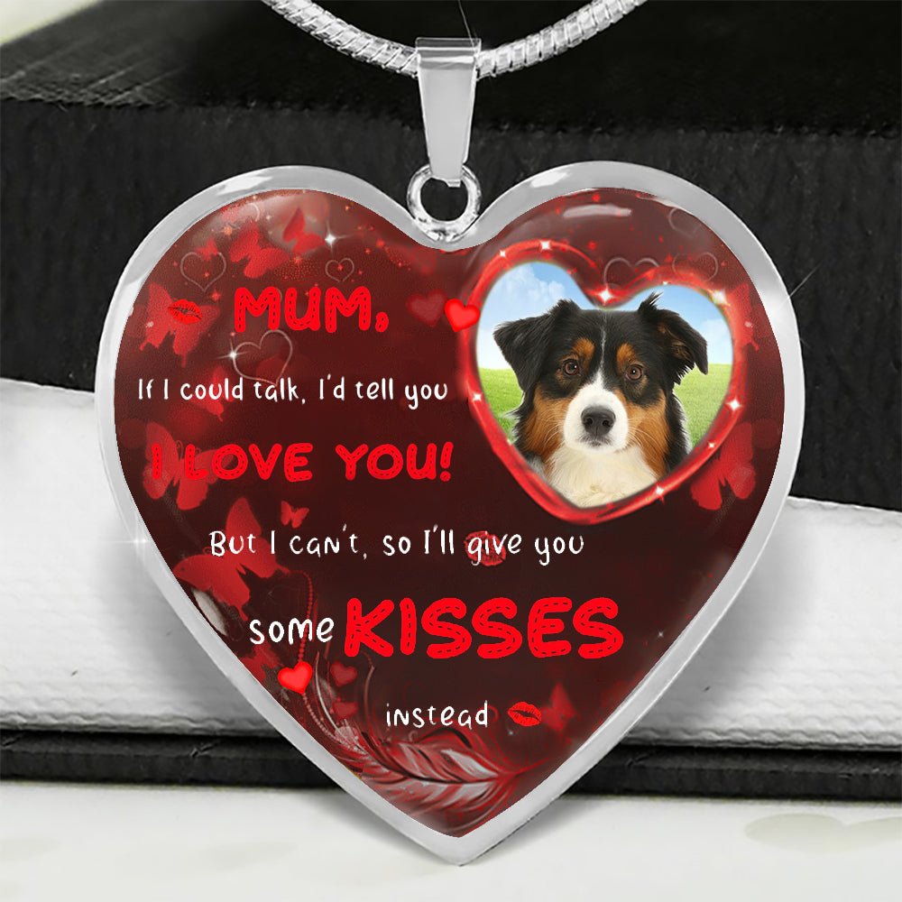 Australian-Shepherd Give You Some Kisses Necklace