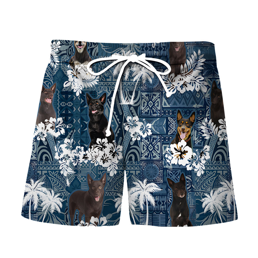 Australian Kelpie Hawaiian Shorts