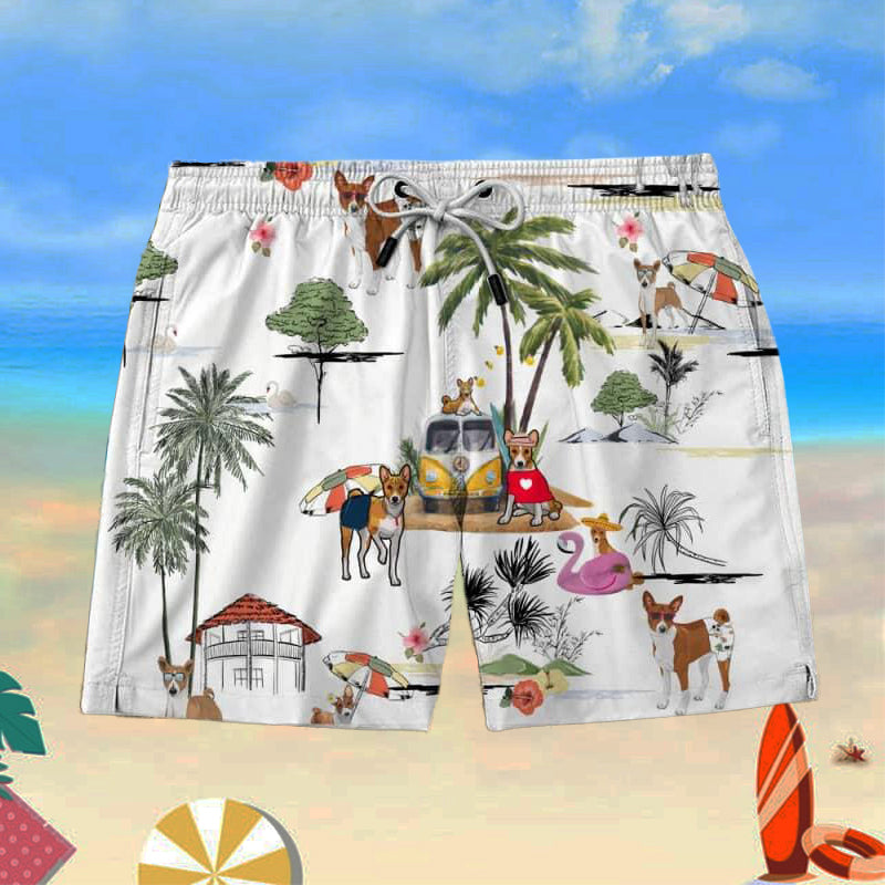 BASENJI Beach Shorts