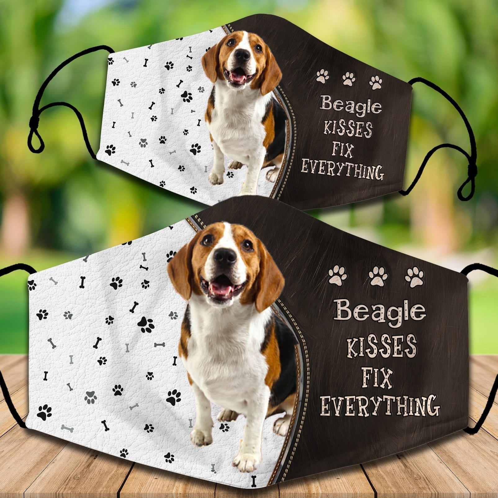 Beagle Kisses Fix Everything Veil