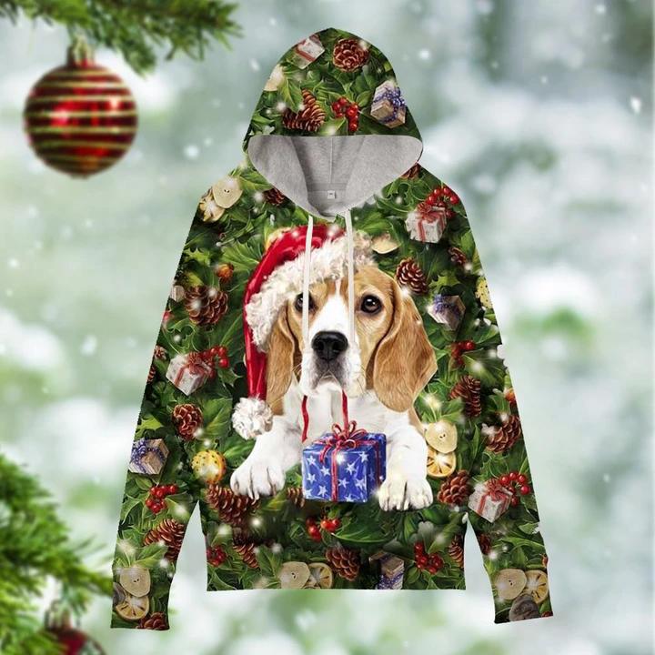 Beagle Christmas Gift Cute All-Print Unisex  Hoodie