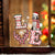 Bearded Collie LOVE Reindeer Christmas Sticker