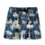 Black And White Goldendoodle Beach Hawaiian Shorts