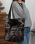 Blcak French Bulldog 2 Face Cloth Tote Bag