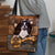 Boston Terrier 2 With Bone Retro Tote Bag