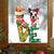 Boston Terrier LOVE Christmas Stocking Sticker