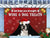 Boston Terrier Wine & Dog Treats Christmas Doormat