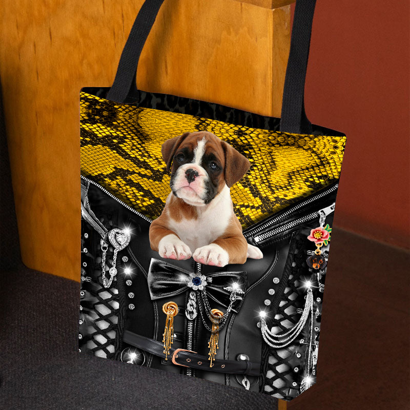 Boxer Punk Tote Bag