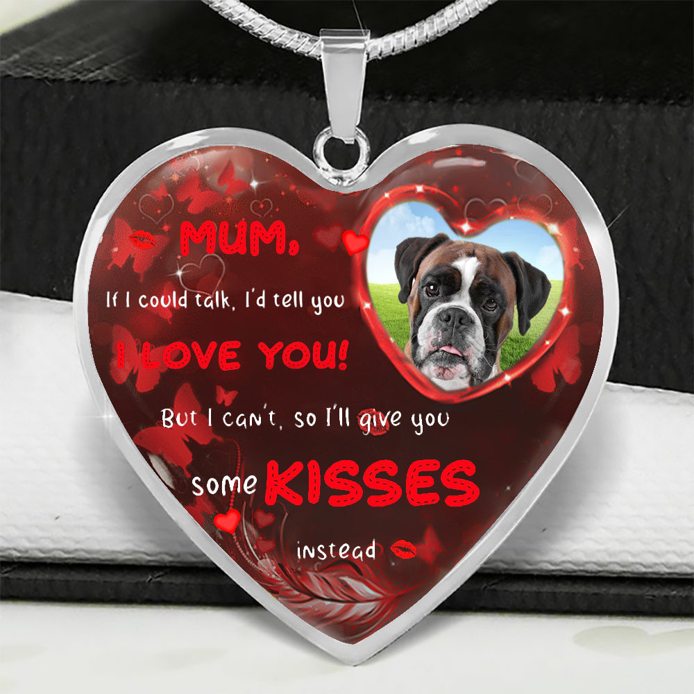 Boxer Give You Some Kisses Necklace