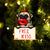 Bull-Mastiff Free Kiss Christmas Ornament