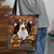 Bull Terrier With Bone Retro Tote Bag