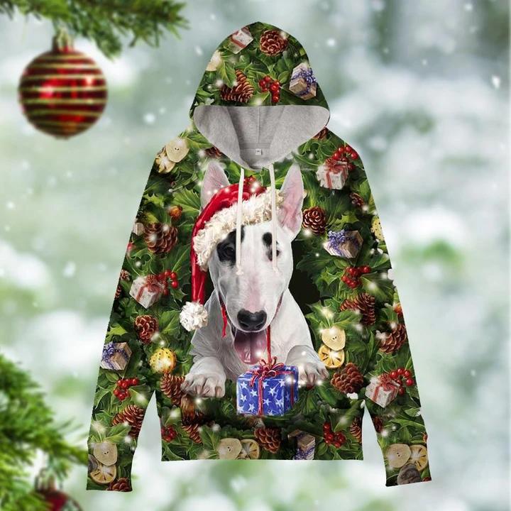 Bull Terrier Christmas Gift Cute All-Print Unisex  Hoodie