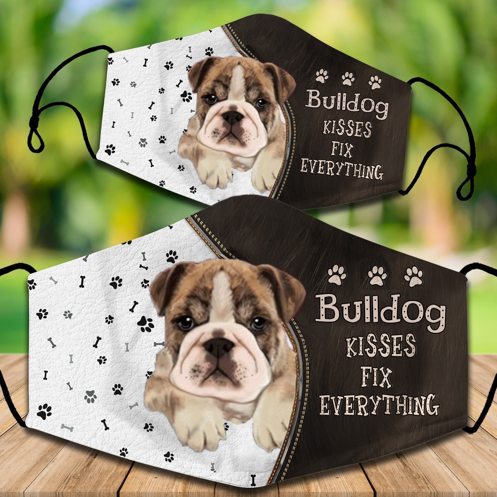 Bulldog2 Kisses Fix Everything Veil