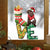 CHOCOLATE Labrador LOVE Christmas Stocking Sticker