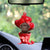 CHOCOLATE Labrador Red Heart Balloon Ornament