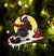 CaValier-King-Charles-Spaniel On The Candy Cane Christmas Ornament