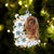 Cavalier King Charles Spaniel Flowers Moon Ornament