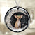 Chihuahua2 With Crown Diamond Ornament (porcelain)