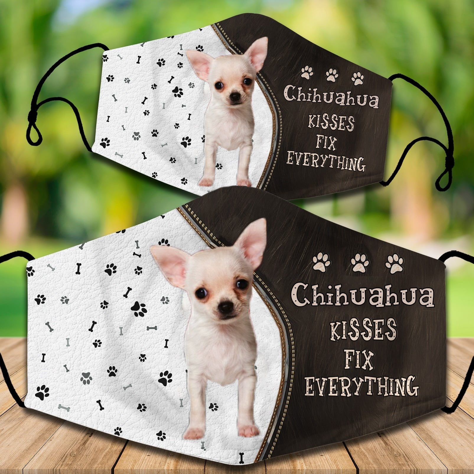 Chihuahua Kisses Fix Everything Veil