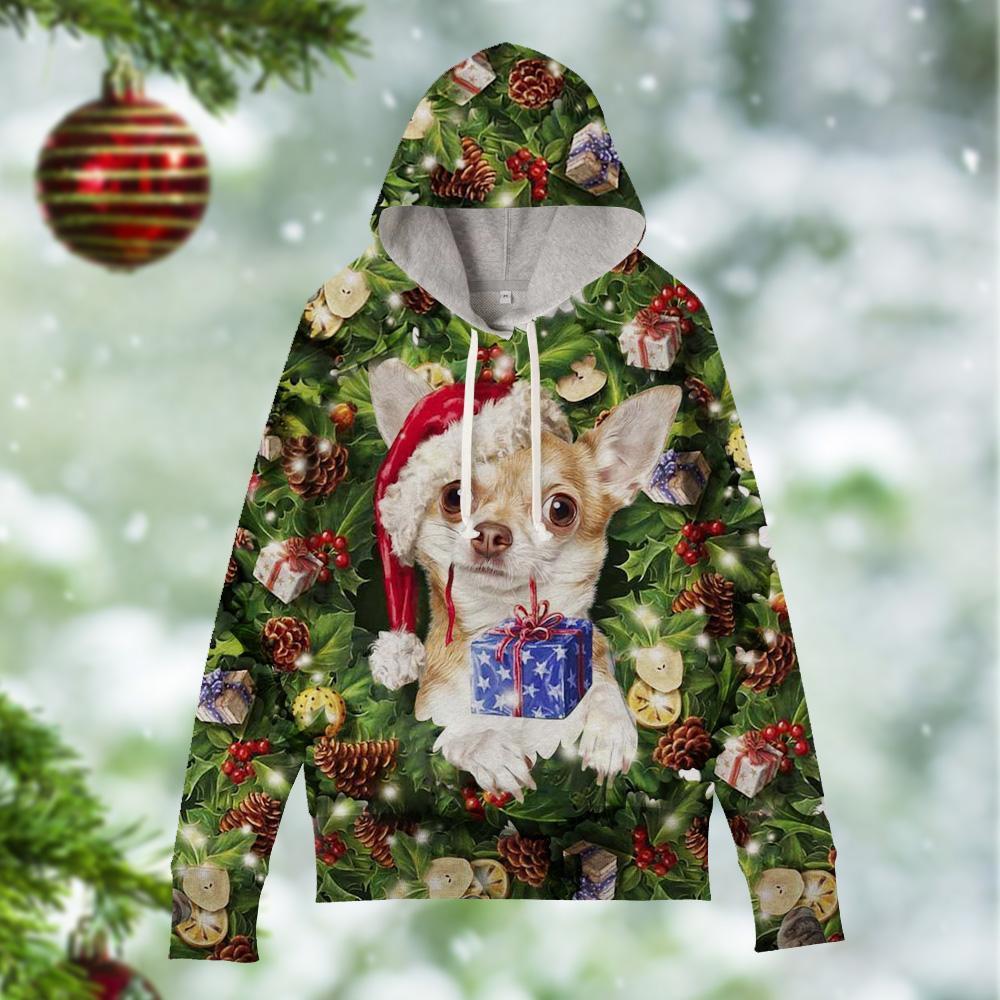 Chihuahua Christmas Gift Cute All-in-One Unisex  Hoodie