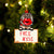 Chou-Chou Free Kiss Christmas Ornament