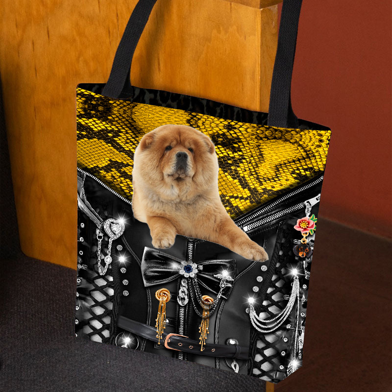 Chow Chow Punk Tote Bag